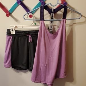 Nike dri-fit tank top and shorts